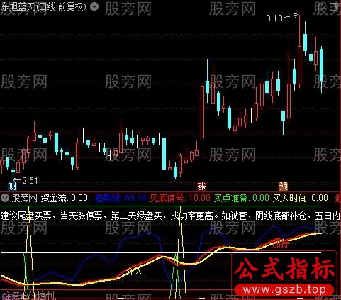 通达信资金流看双底指标公式